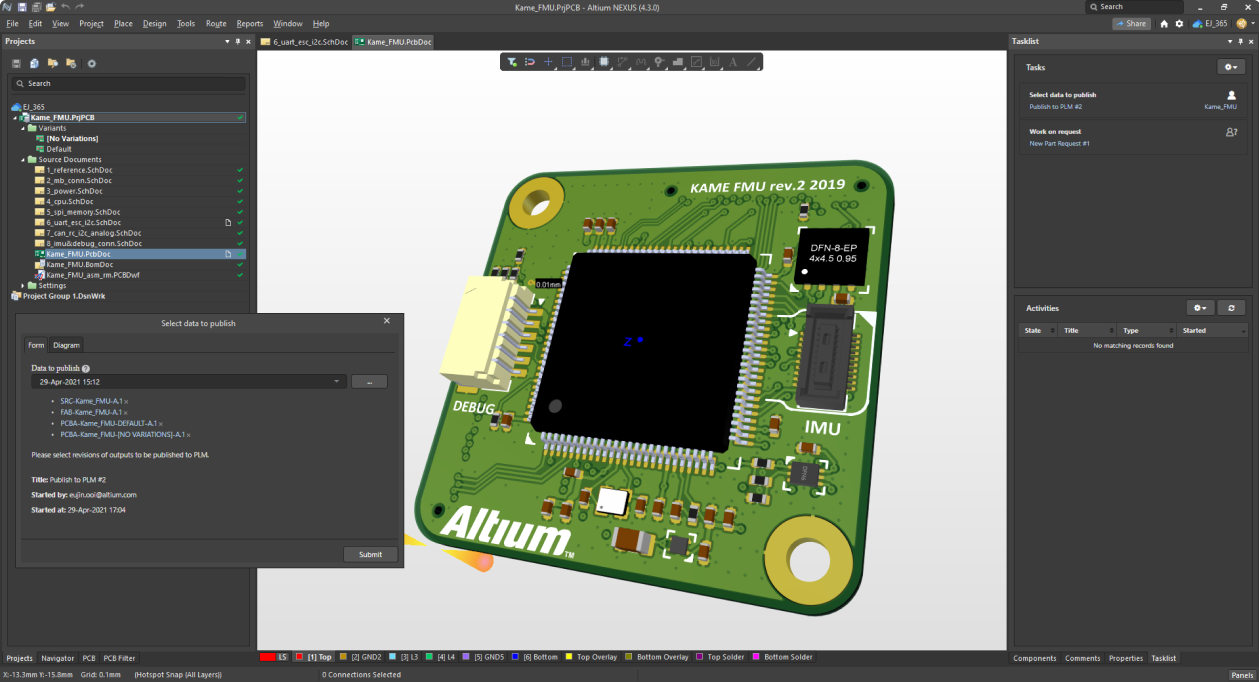 Altium enterprise solutions PLM Integration